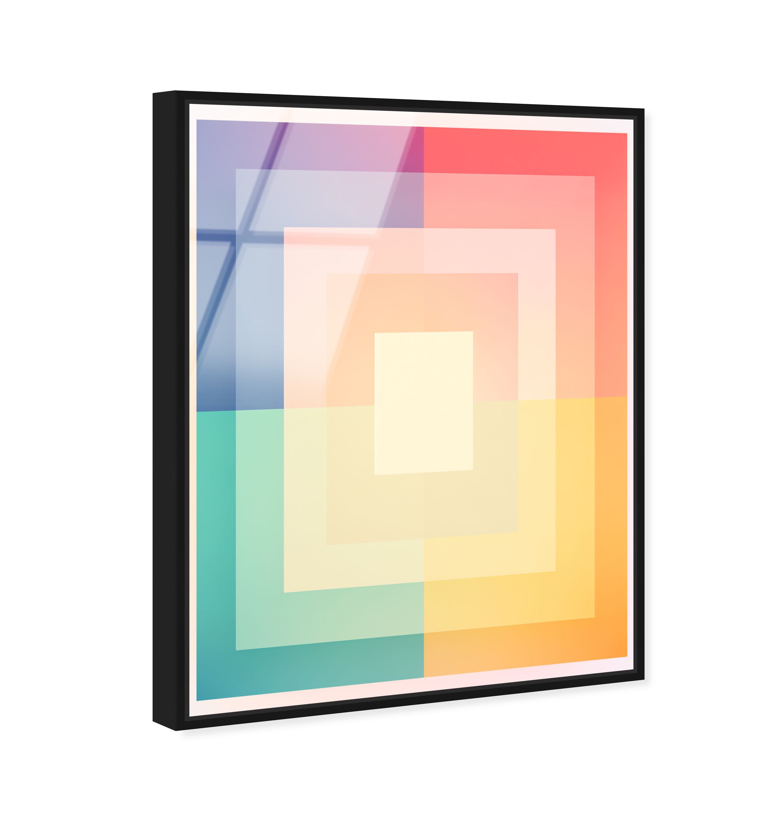 Neon Geo 5 | Acrylic Panel