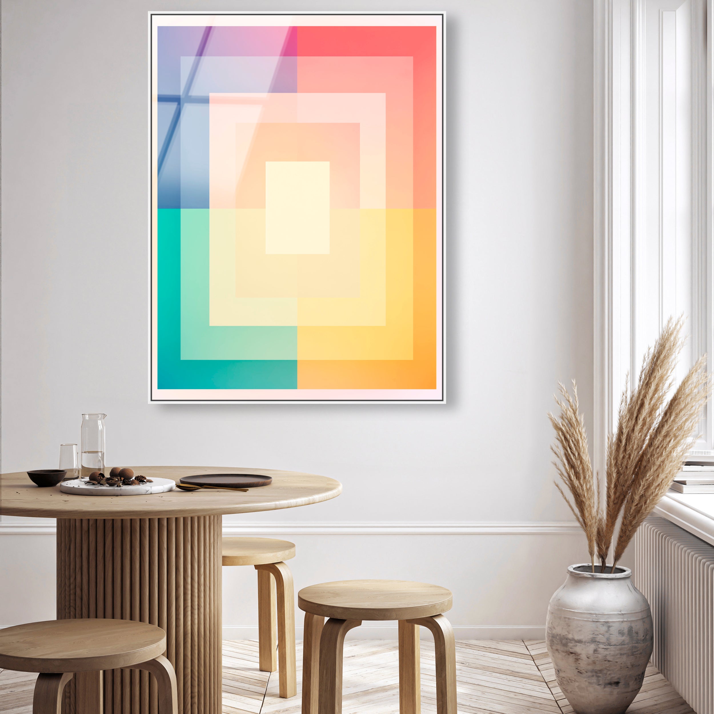 Neon Geo 5 | Acrylic Panel