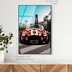 Legs up Cobra - Framed Acrylic Art