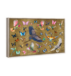 Exotic Singapore Birds - With Gold Leaf