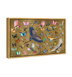Exotic Singapore Birds - With Gold Leaf