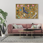 Exotic Singapore Birds - With Gold Leaf
