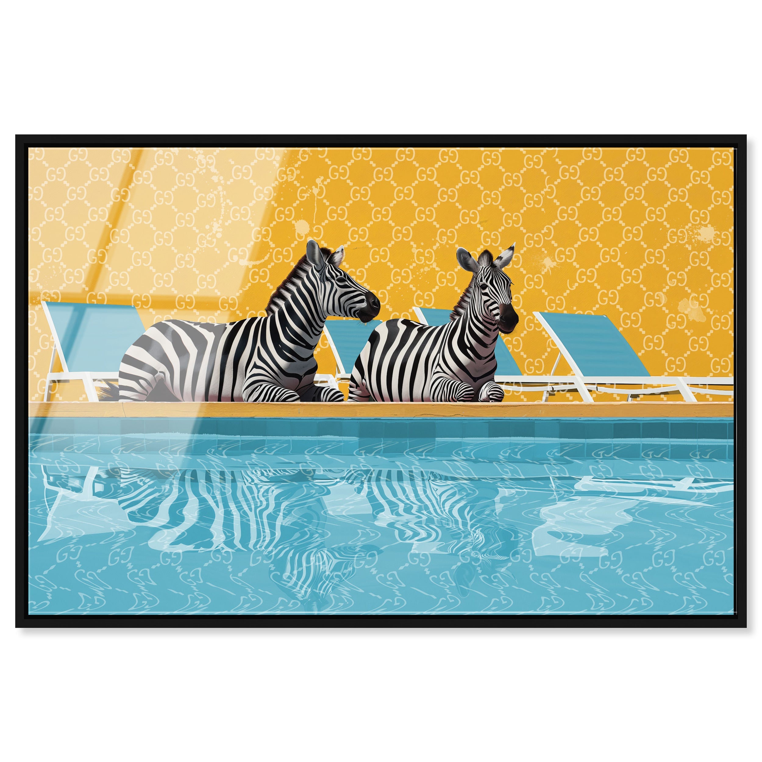 Palm Springs Zebra Pool