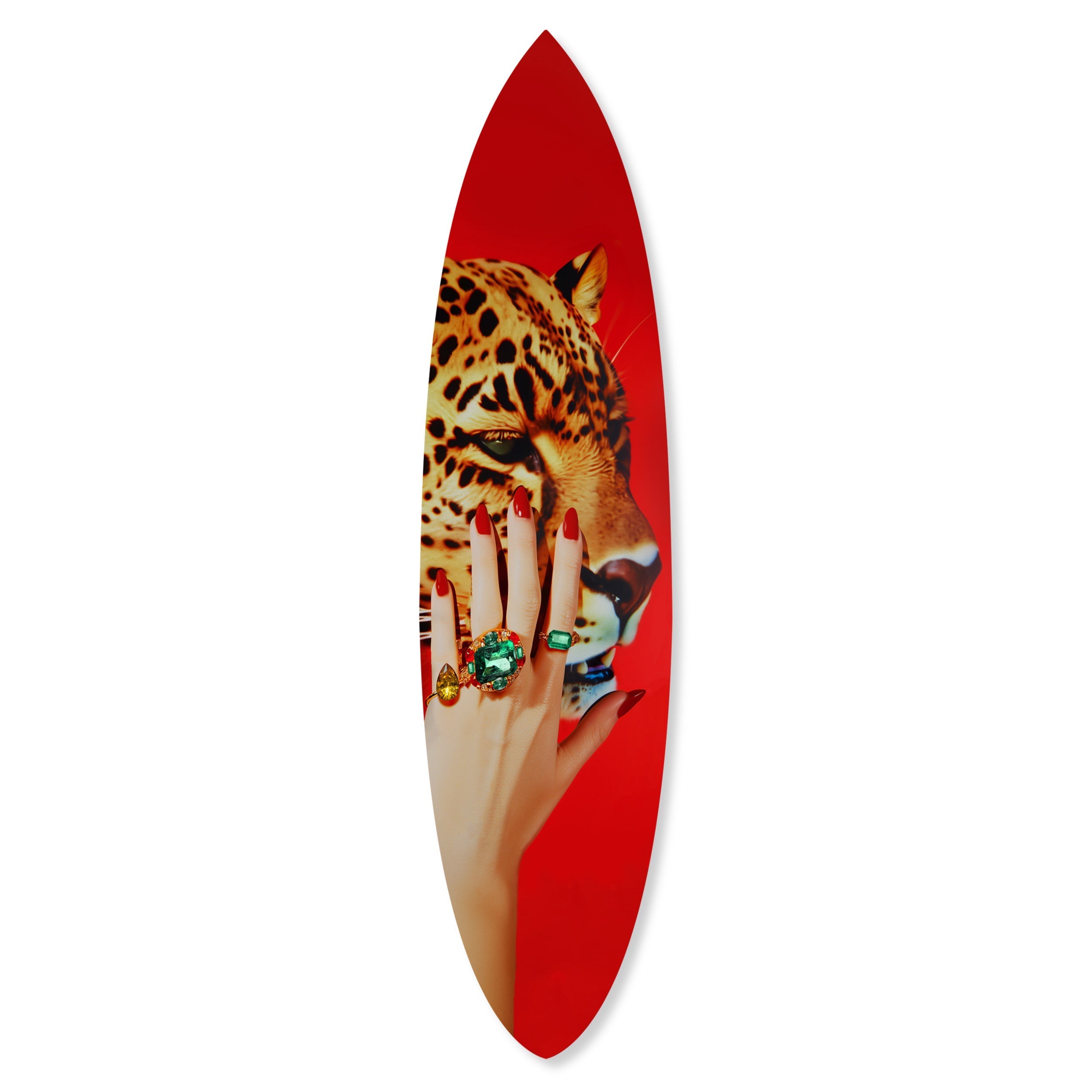 Gilded Beast | Surfboard Gallery Wall