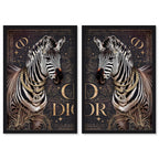 Striped Lux Duo - With Gold Leaf