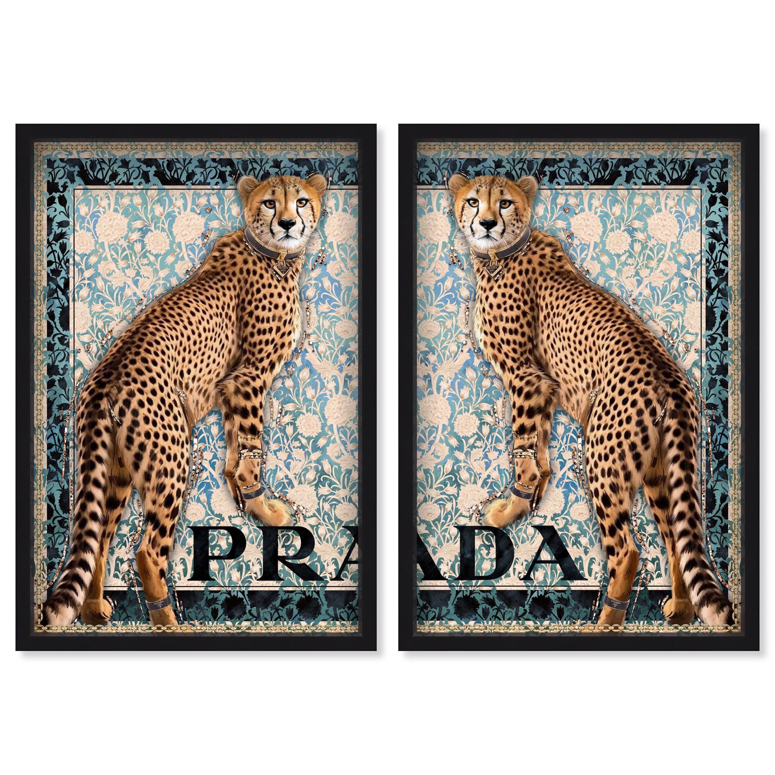 Regal Feline Elegance Duo - With Glitter Main image