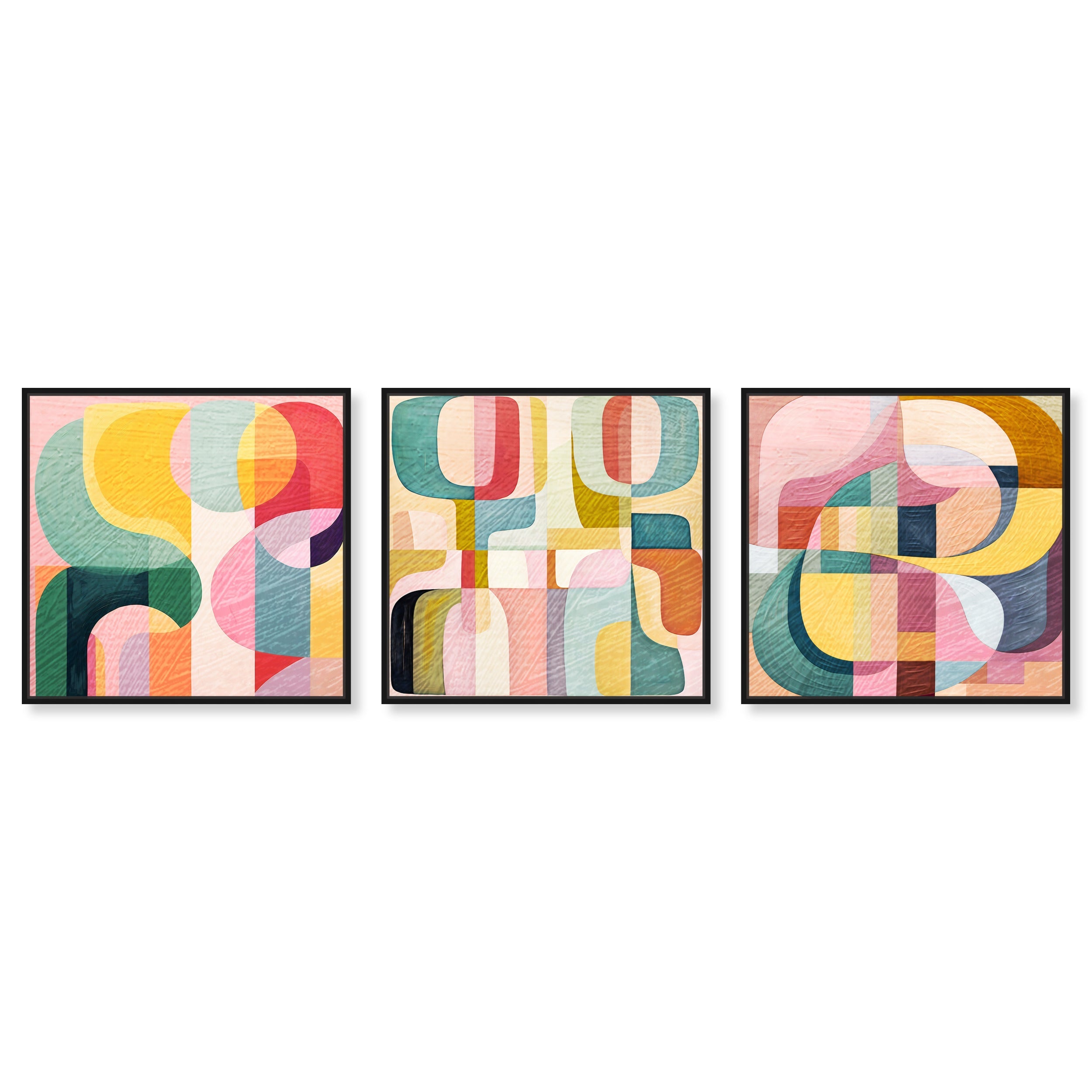 Palm Springs Abstract Set - With High-gloss Gel