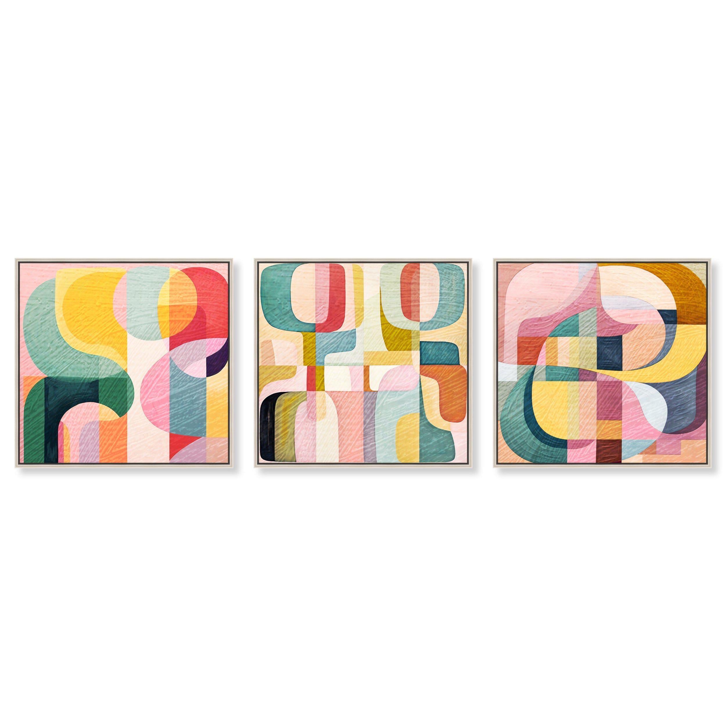 Palm Springs Abstract Set - With High-gloss Gel