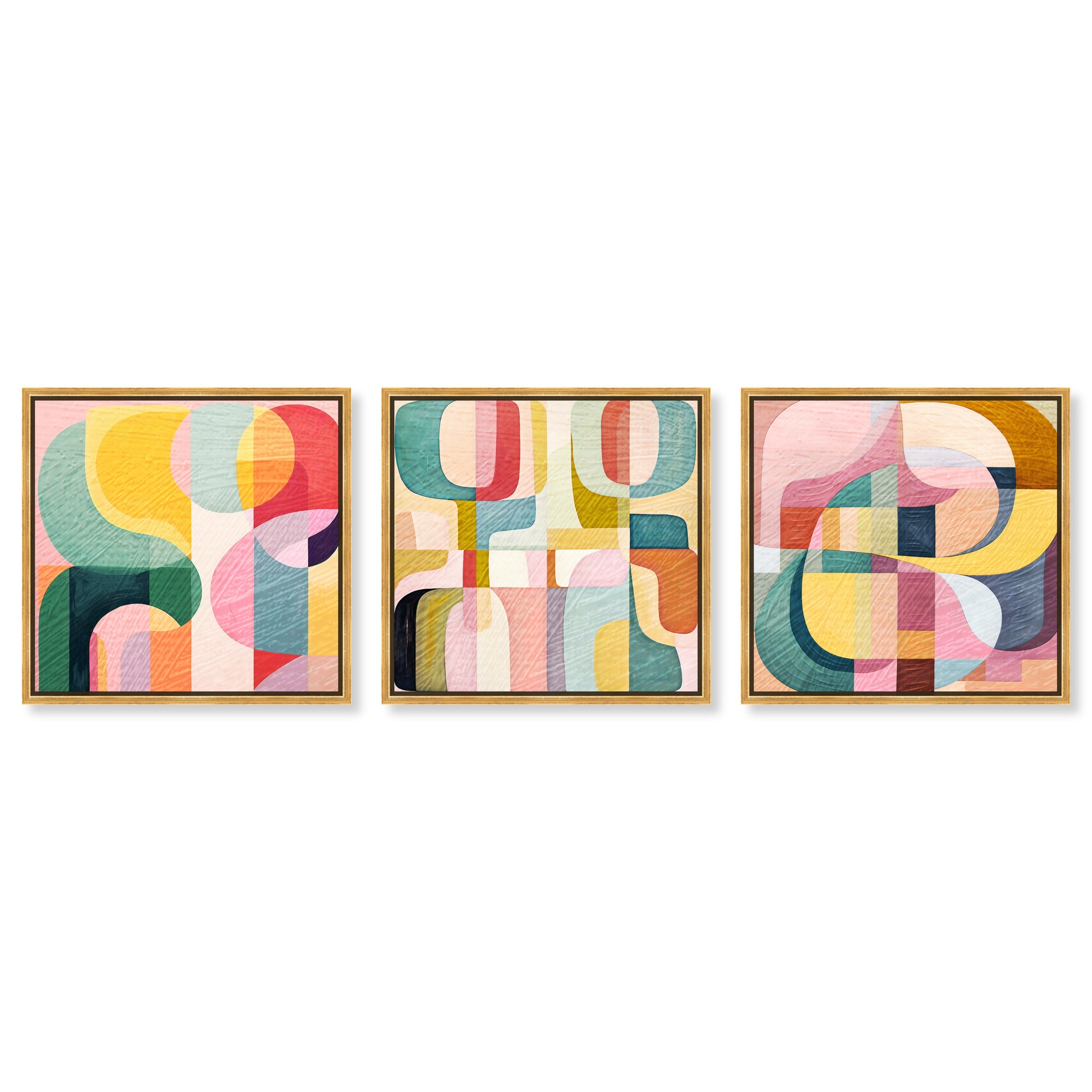 Palm Springs Abstract Set - With High-gloss Gel