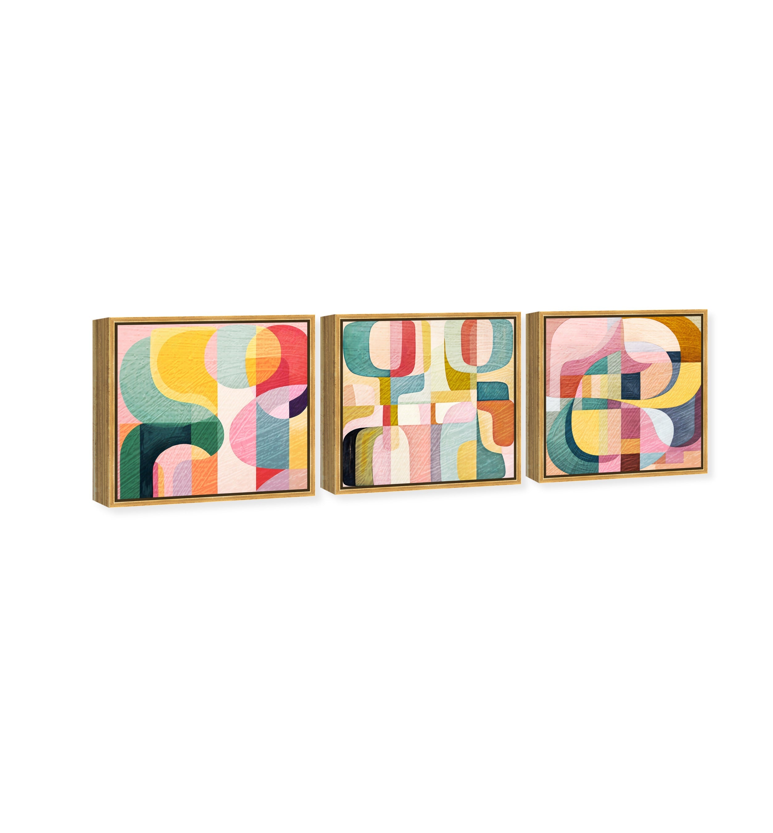 Palm Springs Abstract Set - With High-gloss Gel