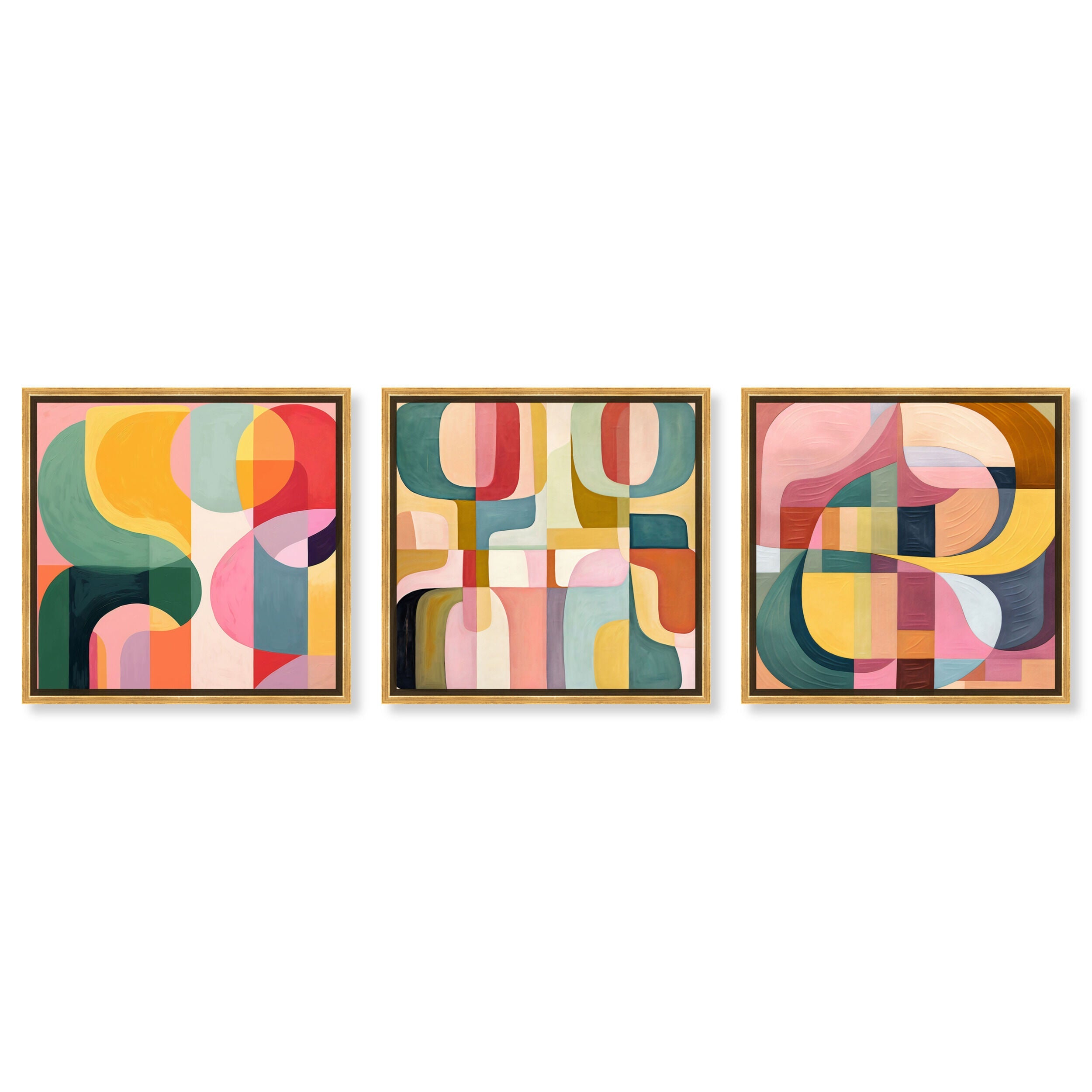 Palm Springs Abstract Set - With High-gloss Gel