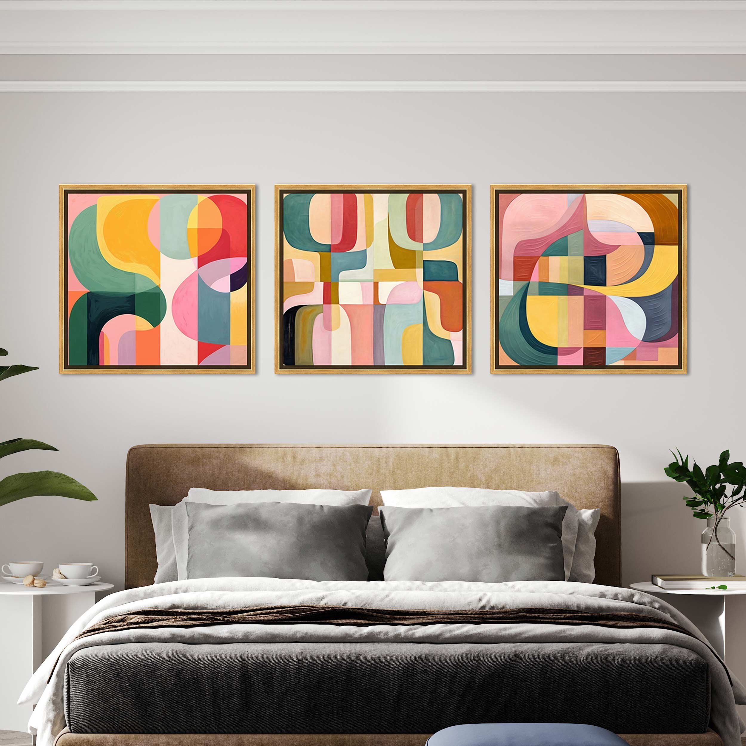 Palm Springs Abstract Set - With High-gloss Gel Secondary image