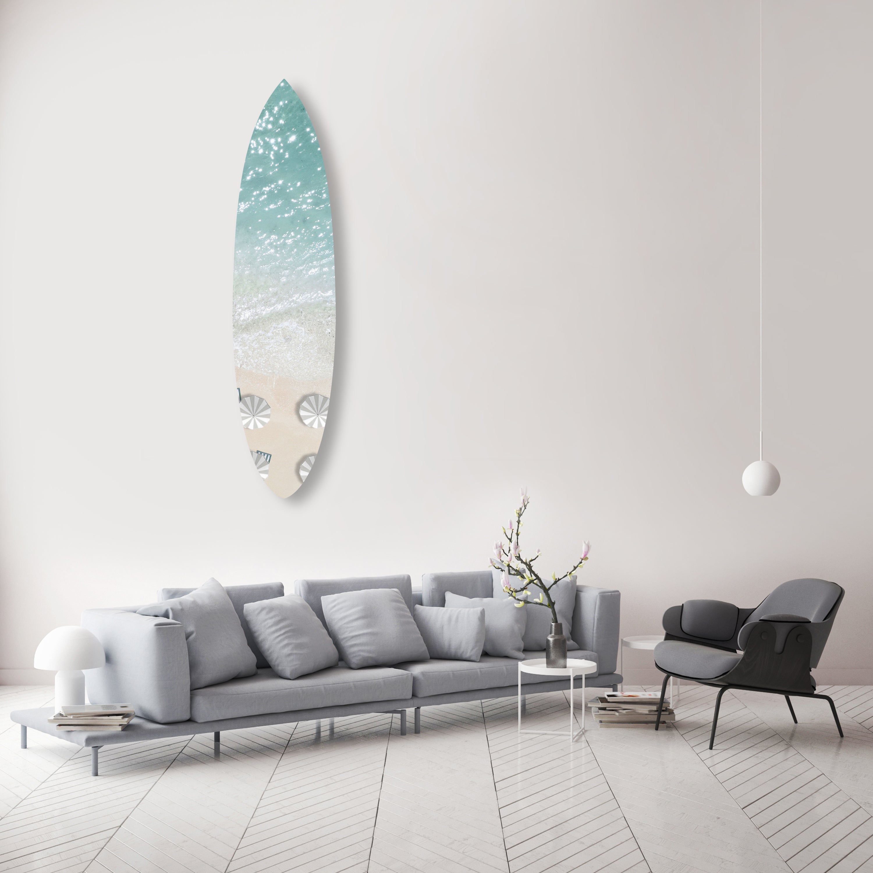 Hotel Style Umbrellas Surfboard