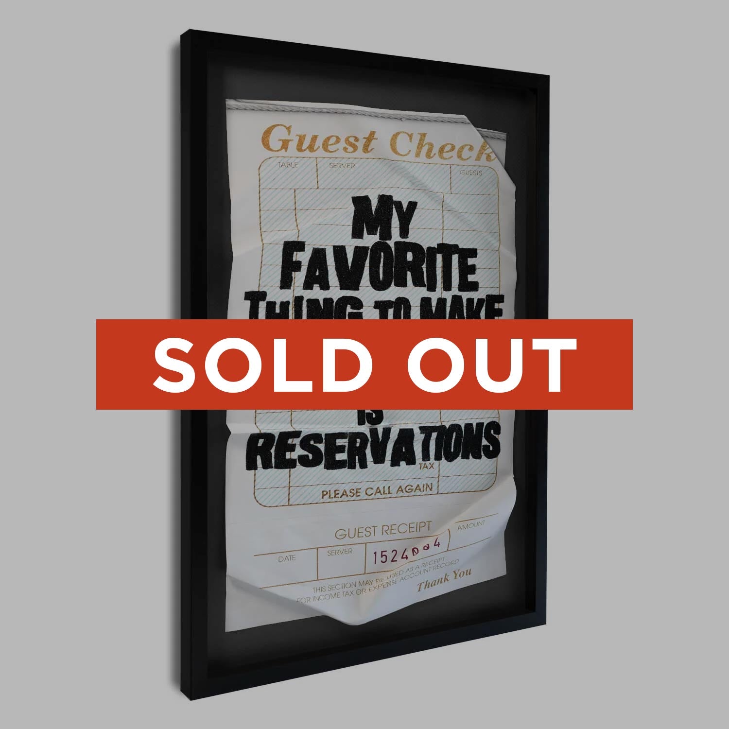 Reservations - Limited Edition Main image