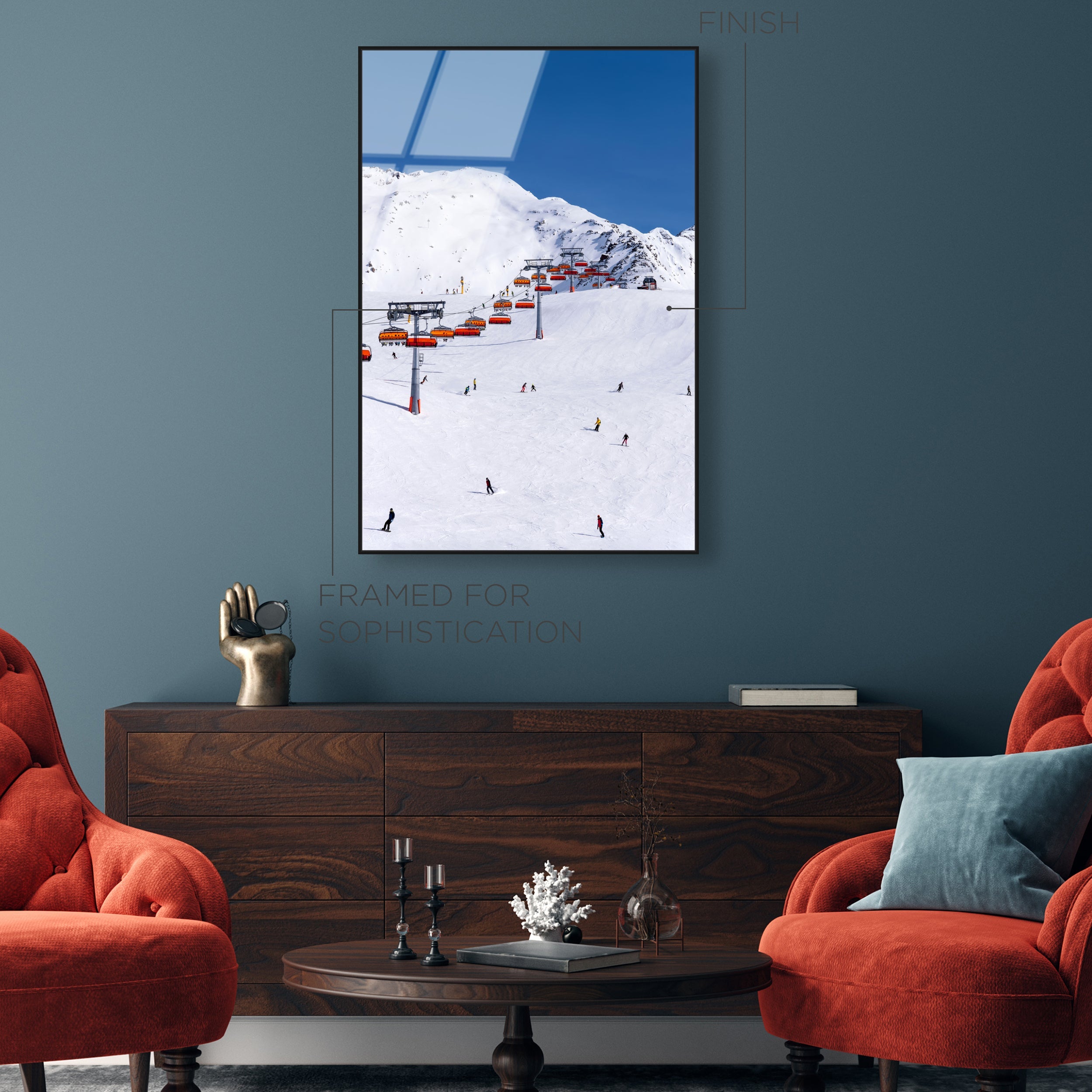 Ski Lift Slope | Acrylic Panel