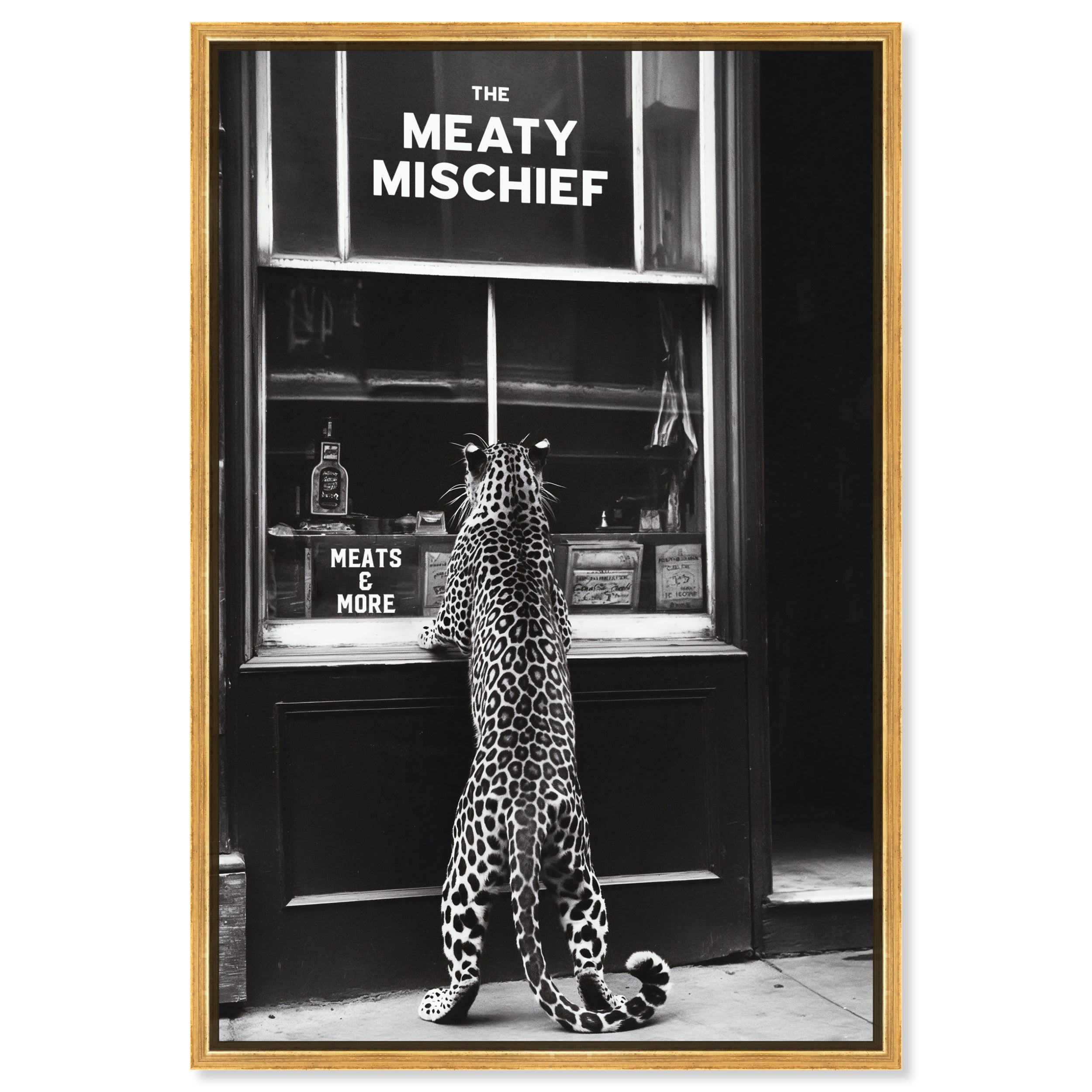 Meaty Mischief - Framed Acrylic Art Secondary image