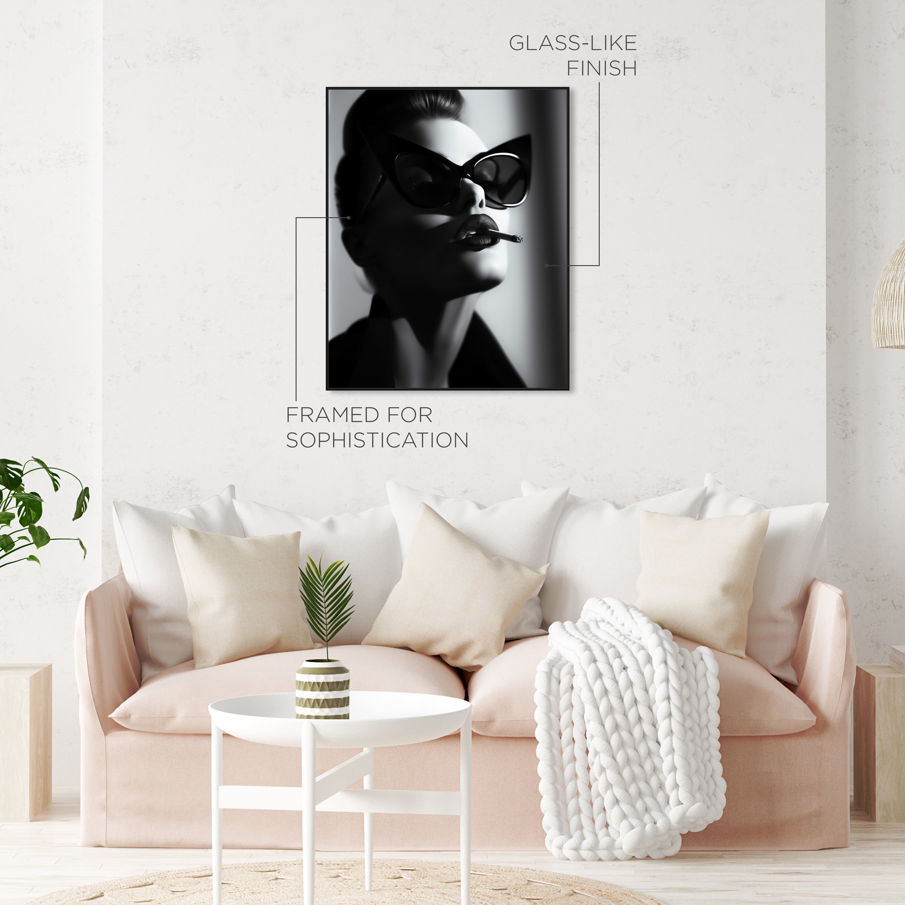A Hollywood Star I - Framed Acrylic Art