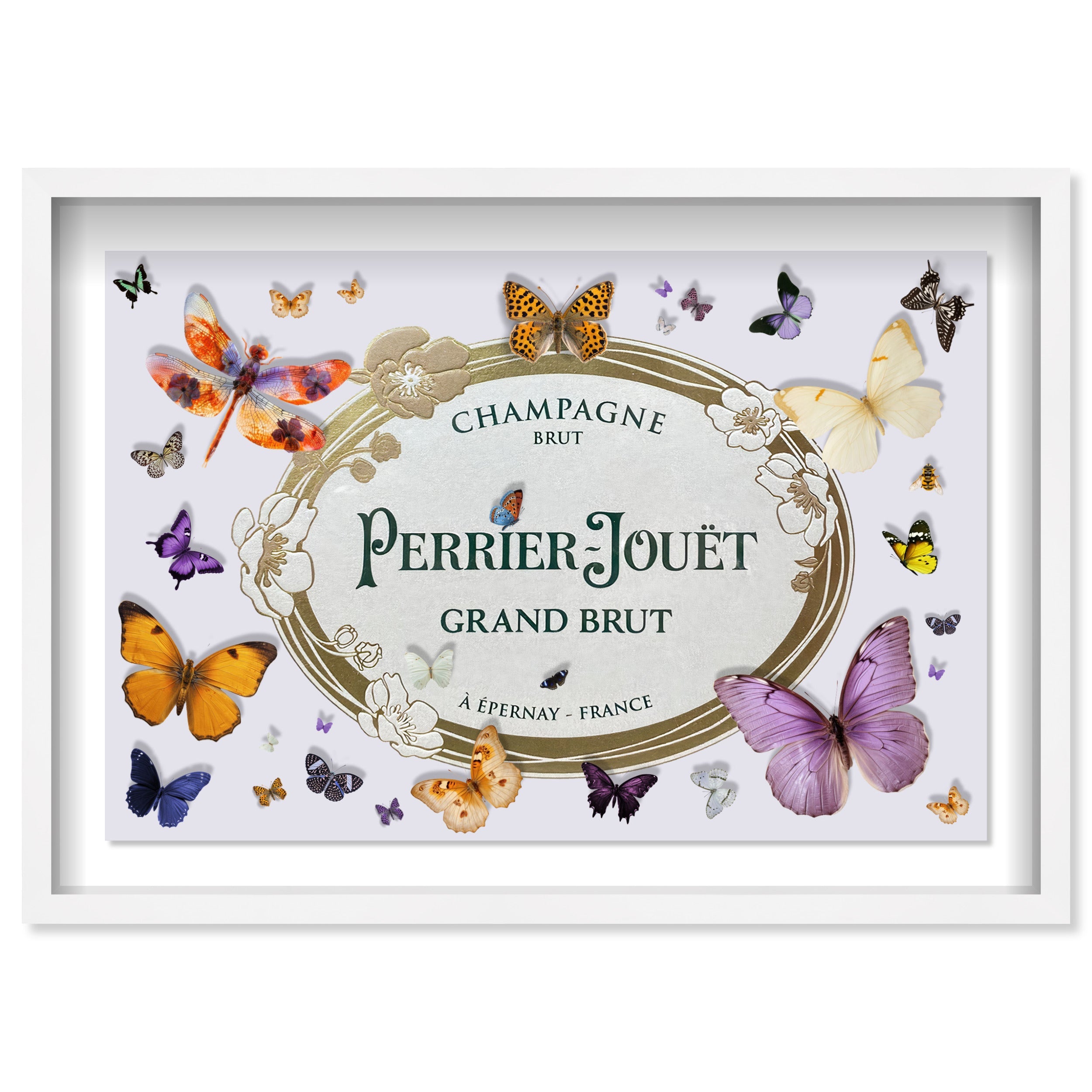 Butterfly Box 4 | Hand Embellished & Sculptural Art