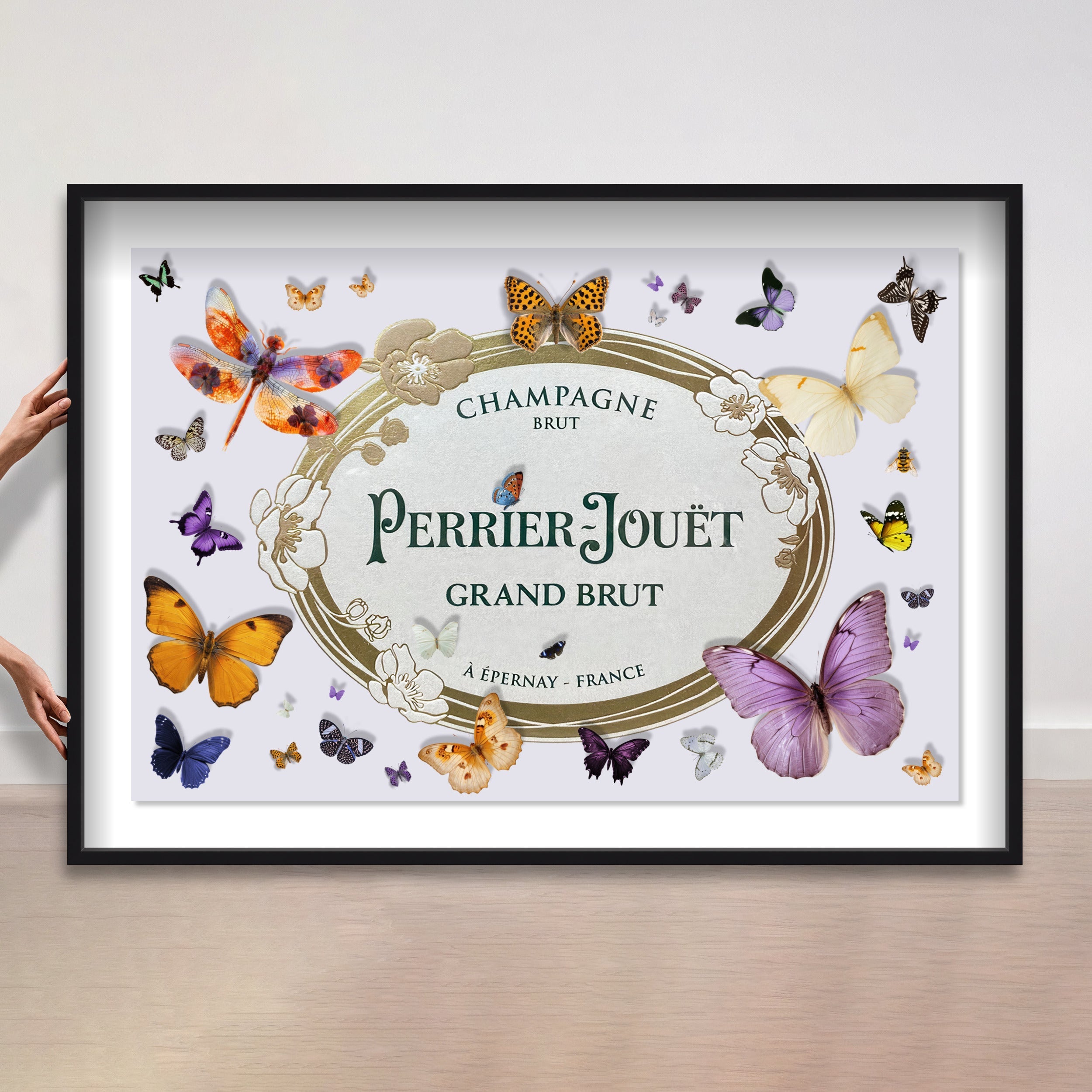 Butterfly Box 4 | Hand Embellished & Sculptural Art
