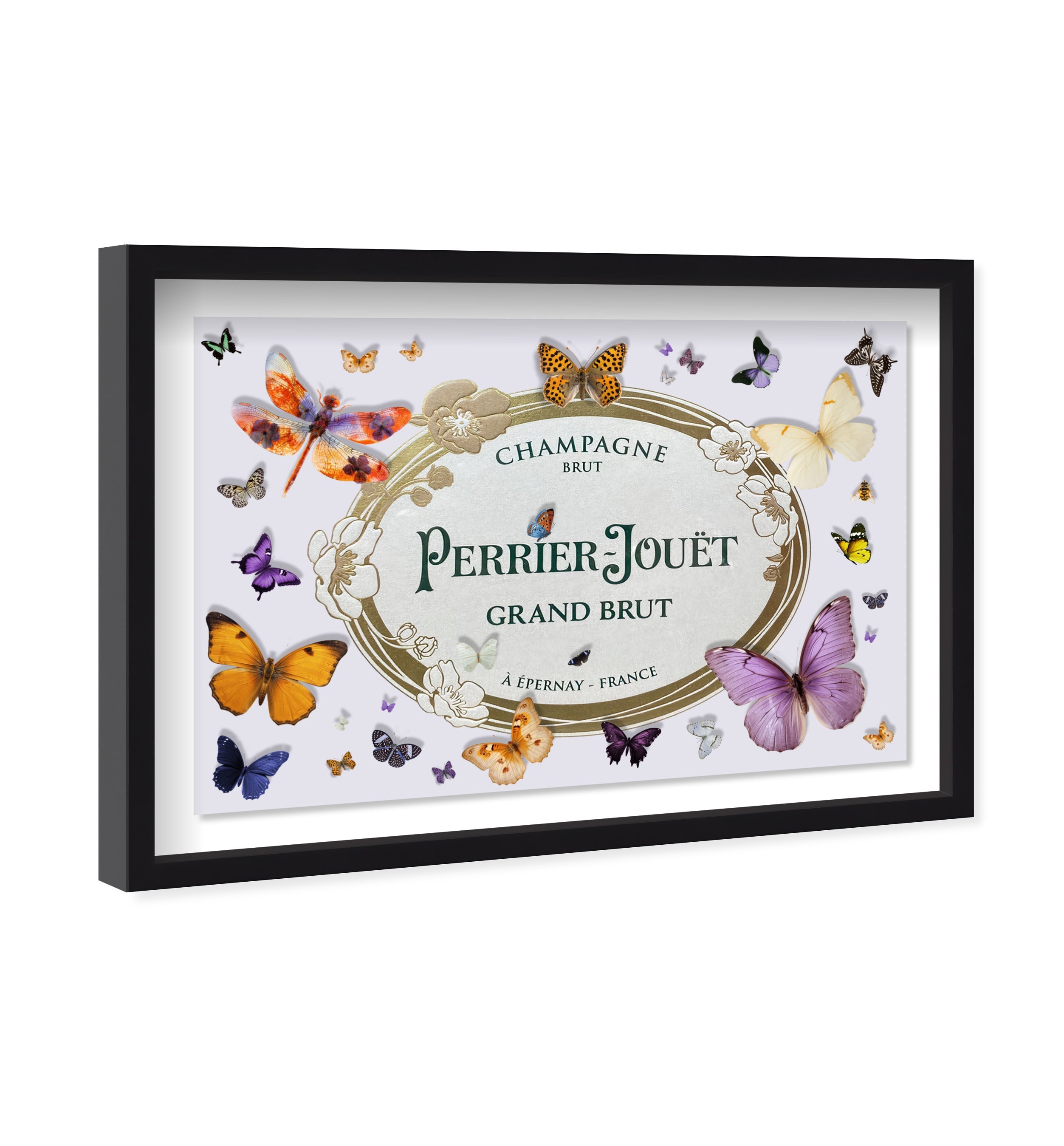 Butterfly Box 4 | Hand Embellished & Sculptural Art