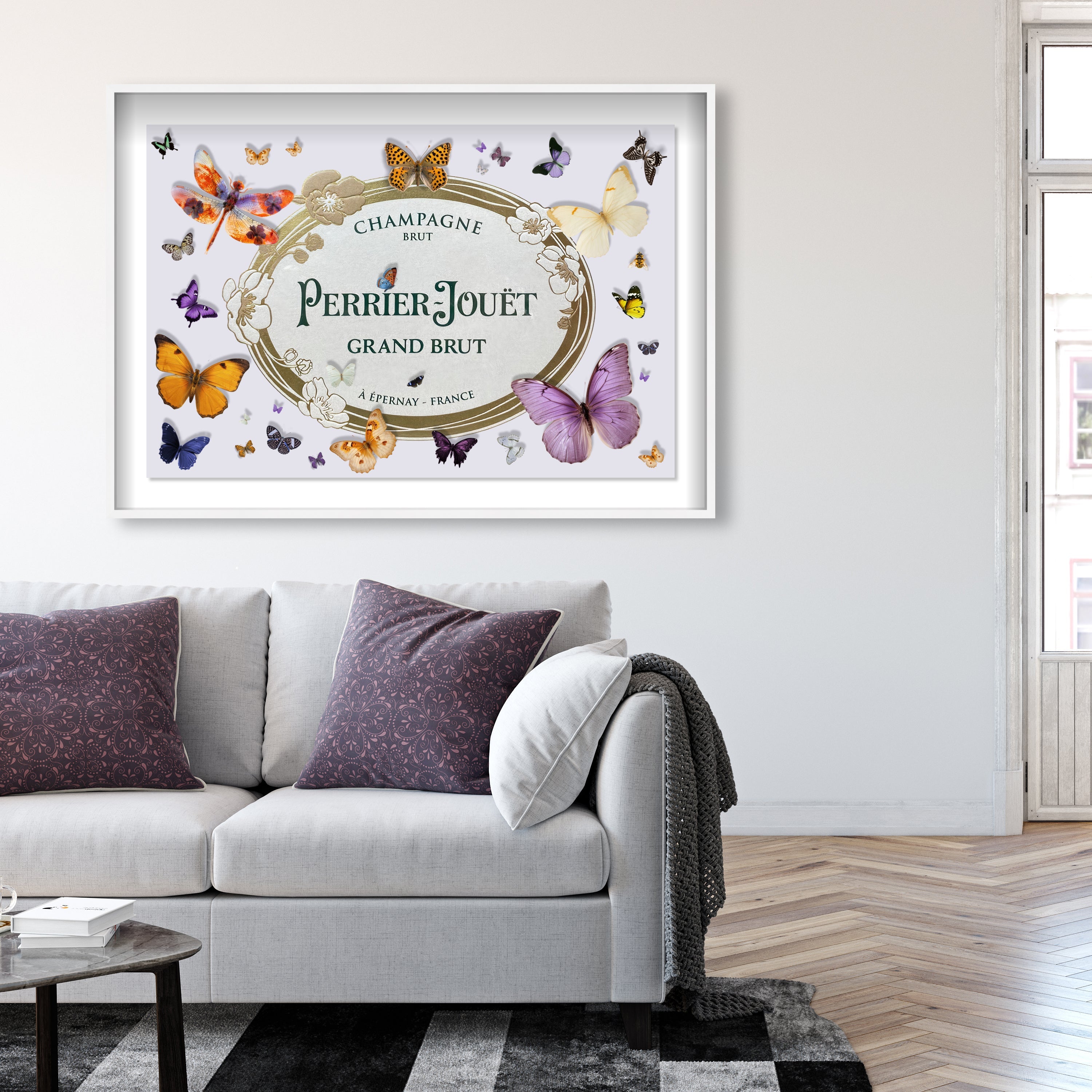 Butterfly Box 4 | Hand Embellished & Sculptural Art