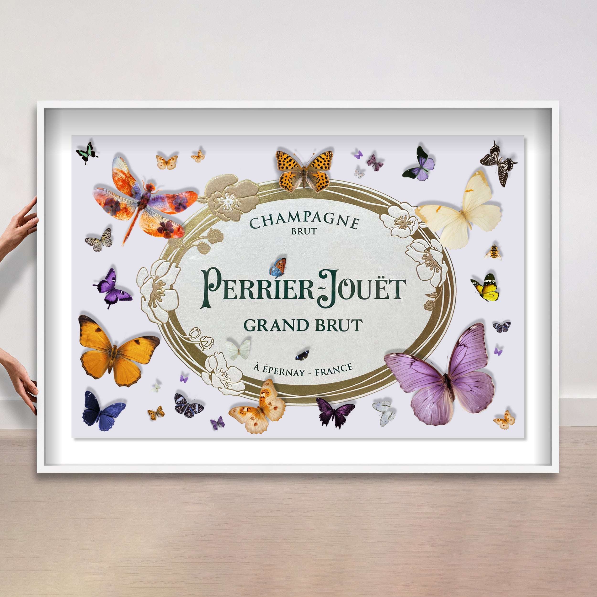 Butterfly Box 4 | Hand Embellished & Sculptural Art