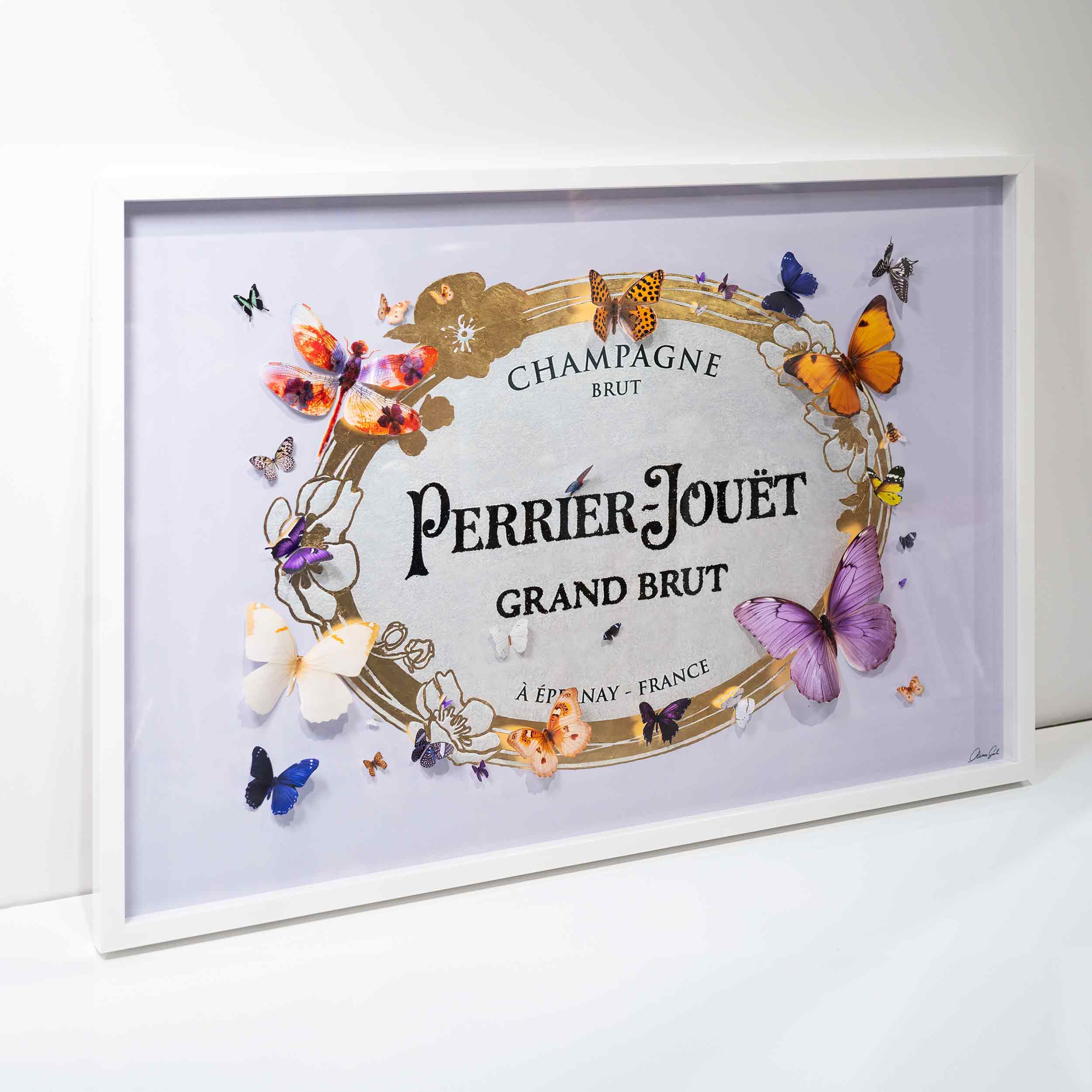 Butterfly Box 4 | Hand Embellished & Sculptural Art