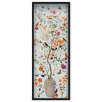 Blooming Coral and Blue| Layered 3 Dimensional Finishes