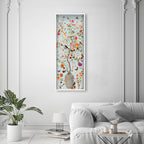 Blooming Coral and Blue| Layered 3 Dimensional Finishes