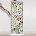 Blooming Coral and Blue 2 | Layered 3 Dimensional Finishes
