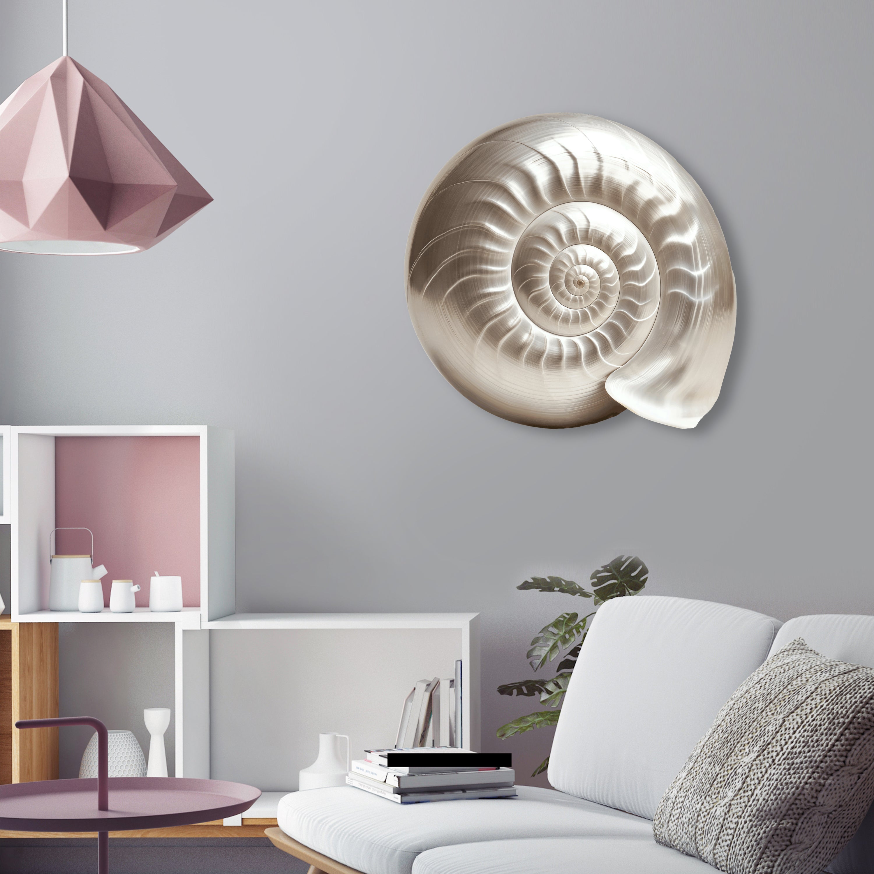 Nautilus Shell I | Acrylic Silhouette Secondary image