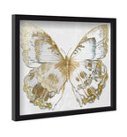 Butterfly Paper Sculpture Gold II | Hand Embellished & Sculptural Gold Leaf Art
