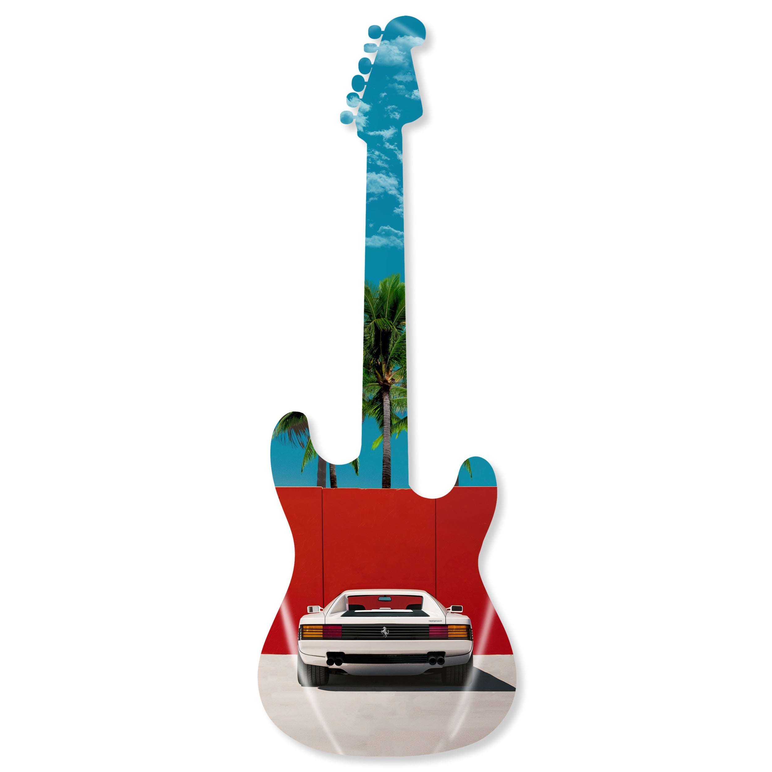 Dream Car Guitar Diecut Main image