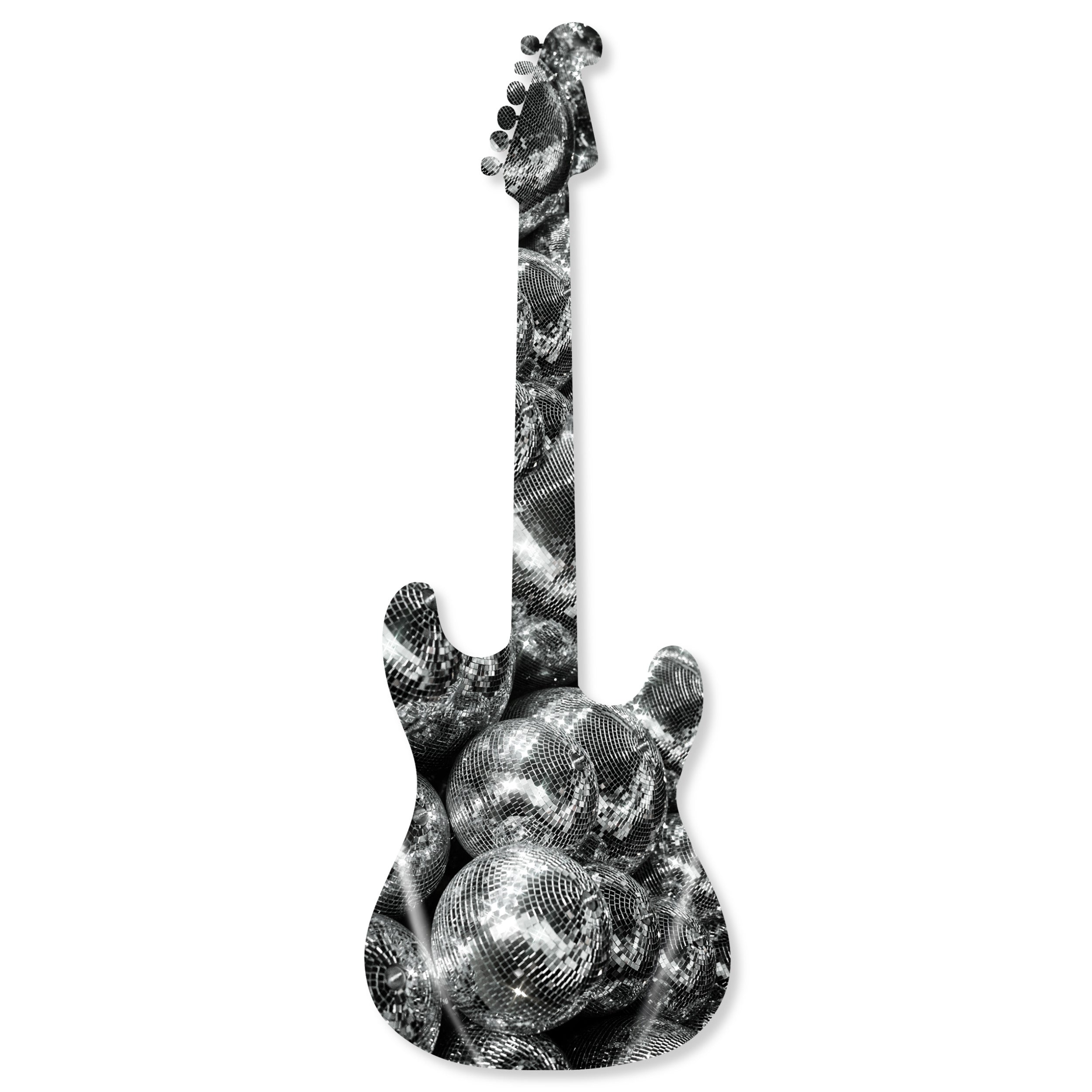 Disco Ball Guitar Diecut Main image