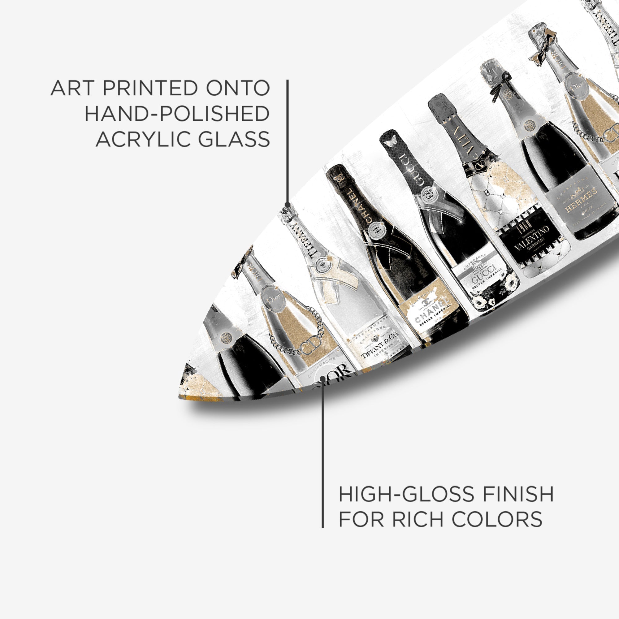 Fashion Champagne Galore Day Surfboard