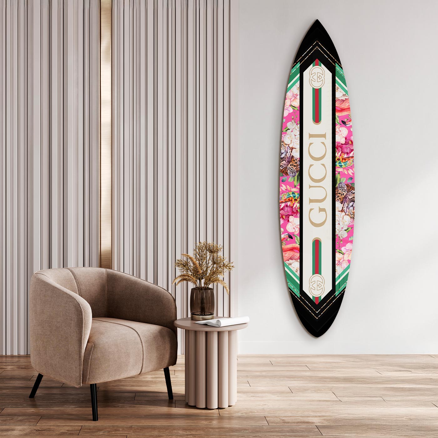 Floral Parade Surfboard Main image