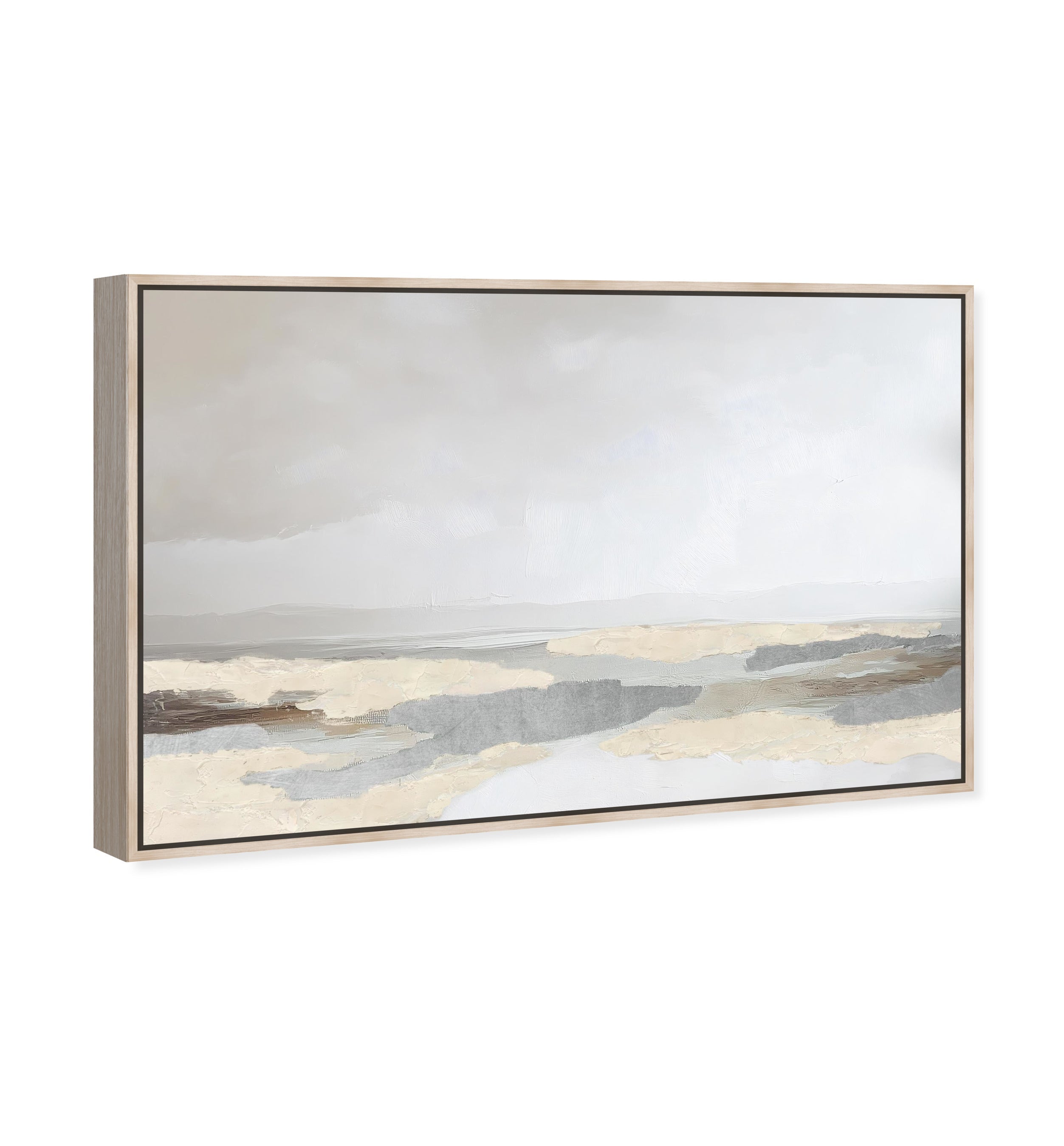 Interstellar Sands I - With Impasto and Silver Leaf