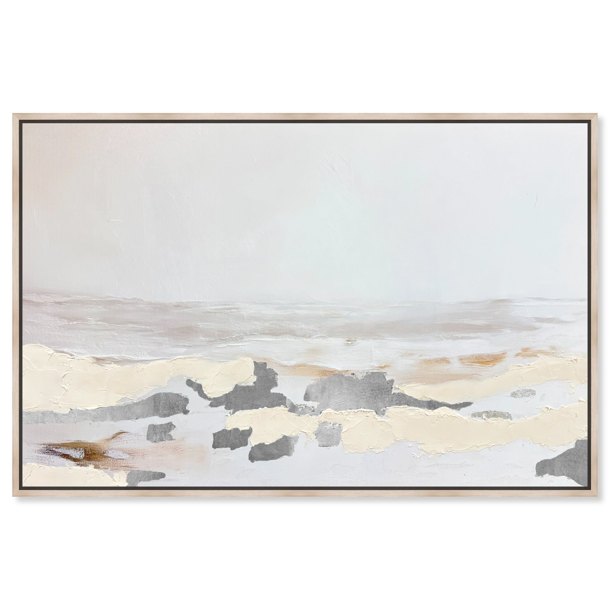 Interstellar Sands II - With Impasto and Silver Leaf Main image