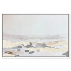 Interstellar Sands II - With Impasto and Silver Leaf