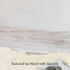 Interstellar Sands II - With Impasto and Silver Leaf