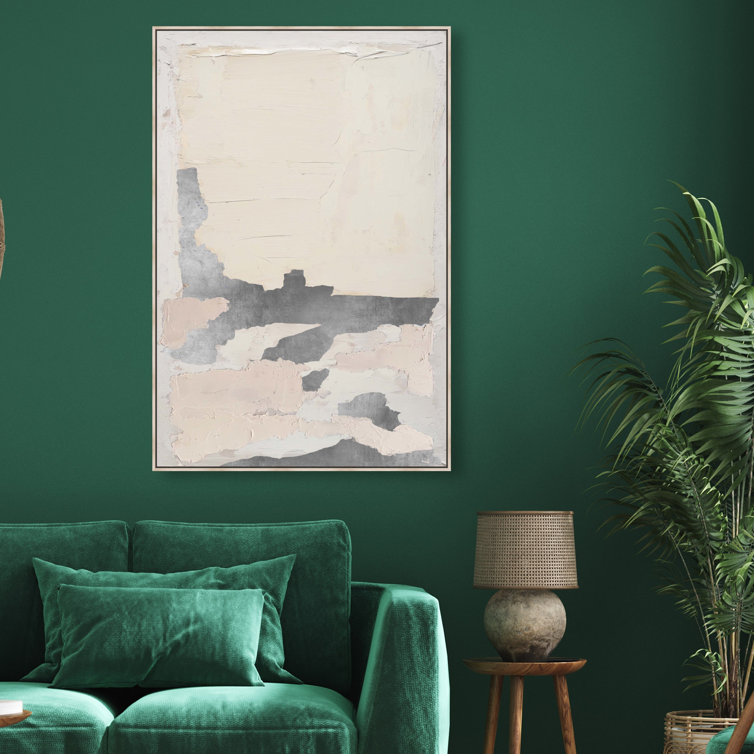 Wallborn II - With Impasto and Silver Leaf Secondary image
