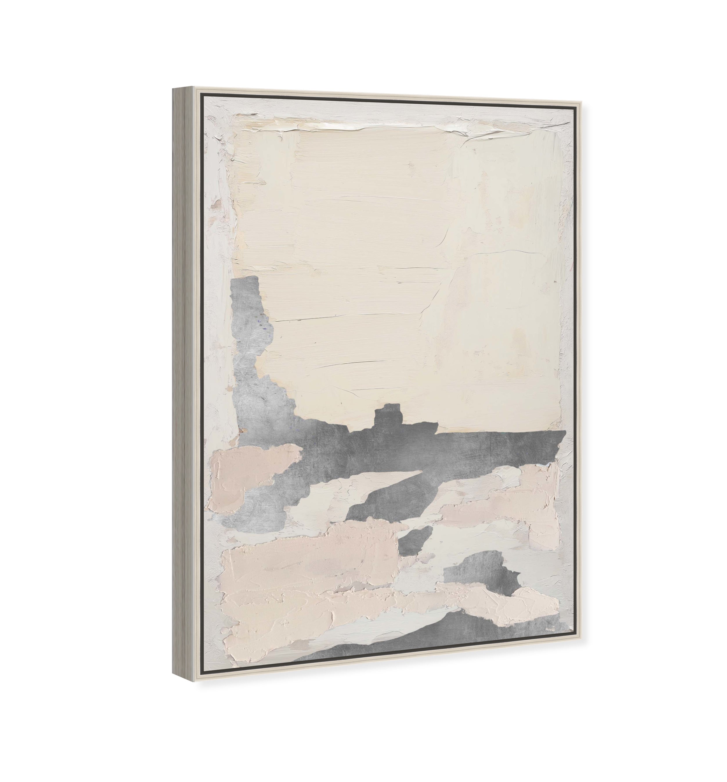 Wallborn II - With Impasto and Silver Leaf