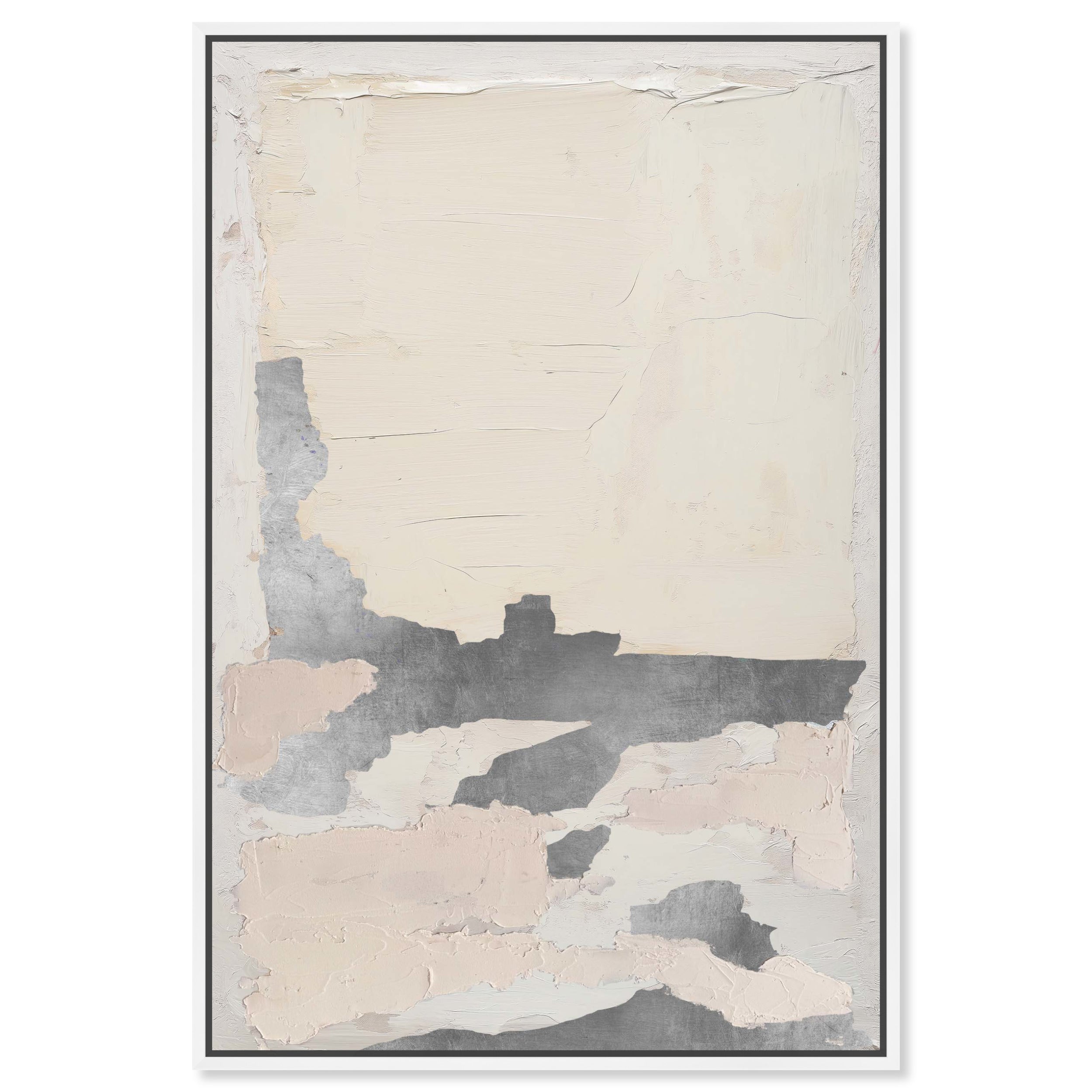 Wallborn II - With Impasto and Silver Leaf