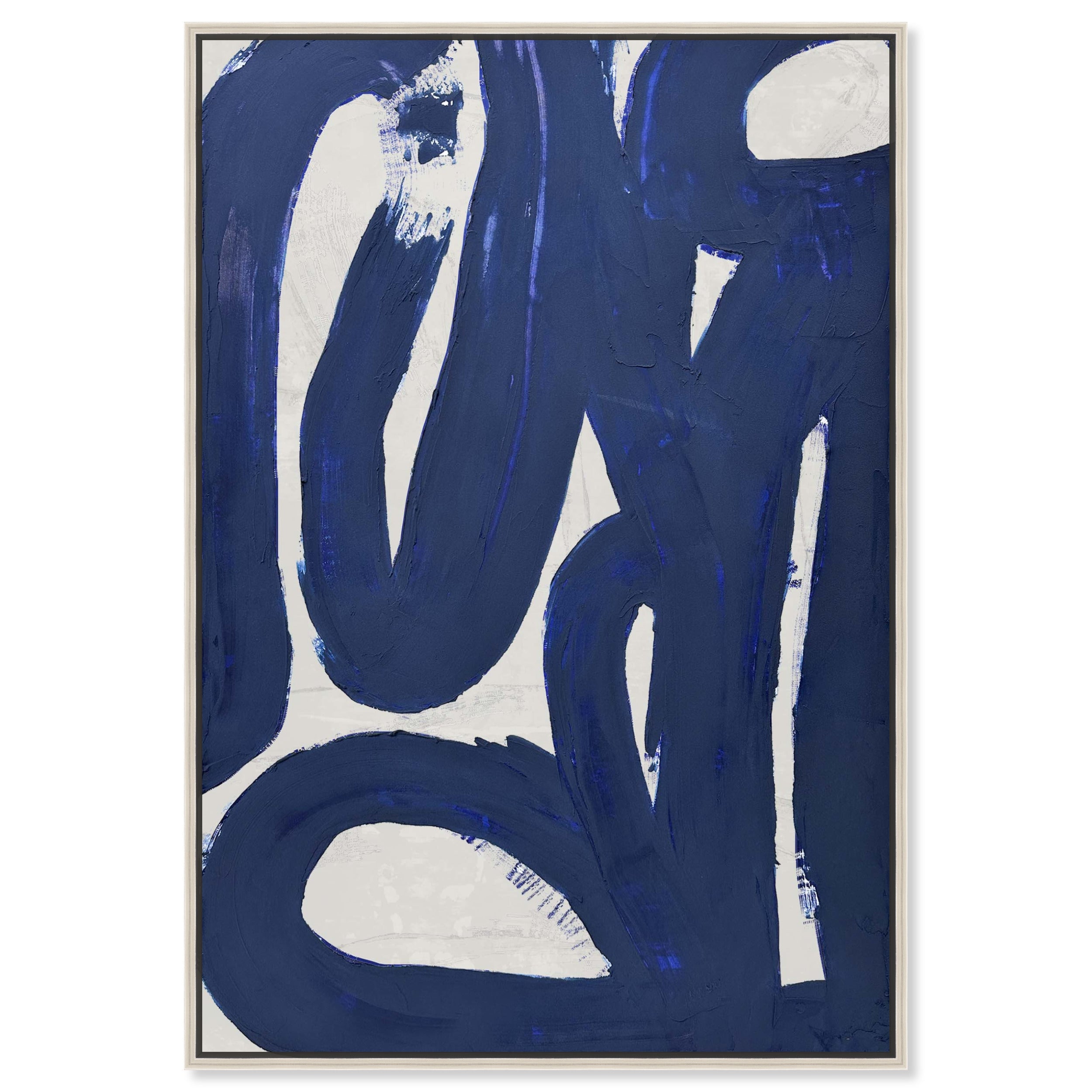 Blue 4 1 - With Impasto Paint Texture