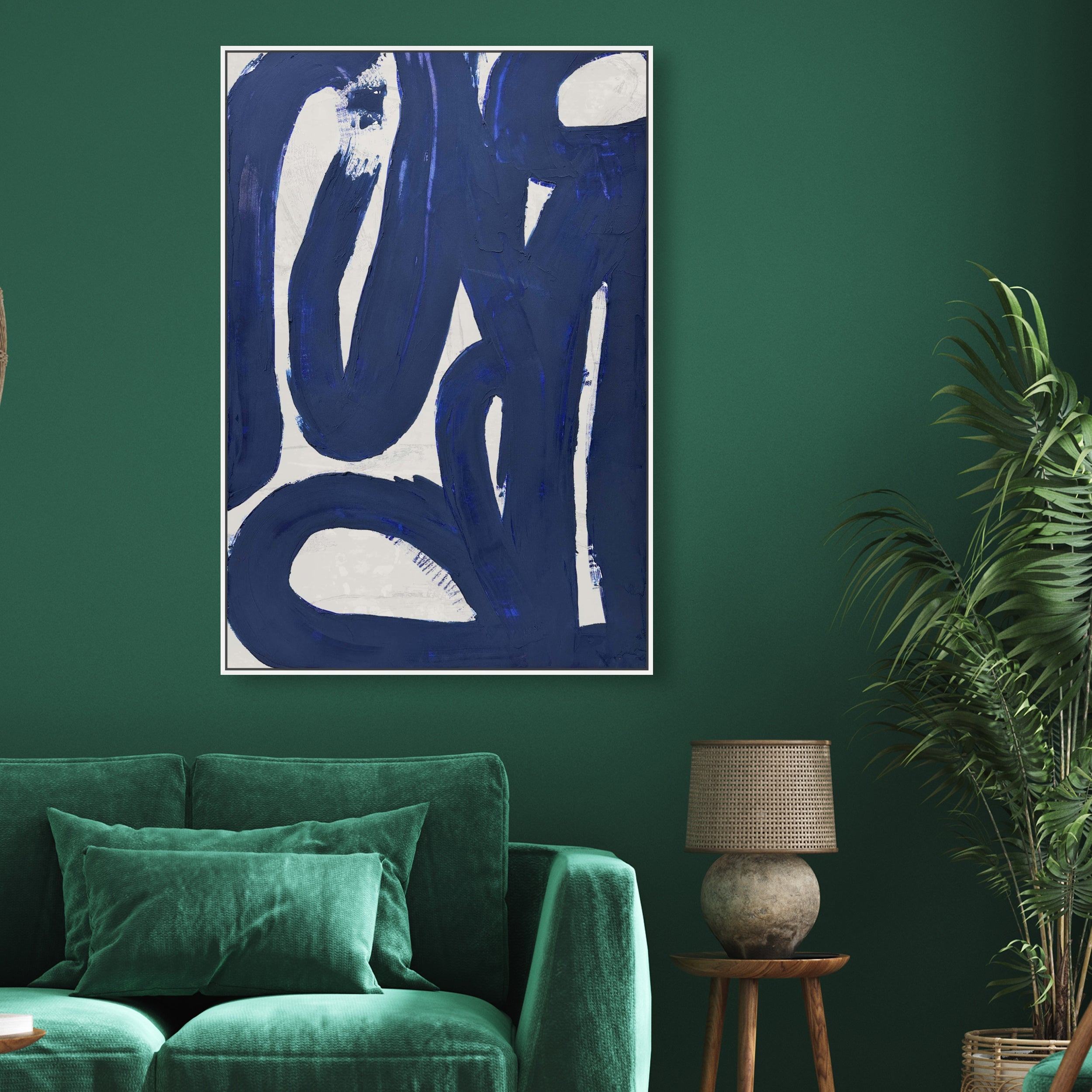Blue 4 1 - With Impasto Paint Texture