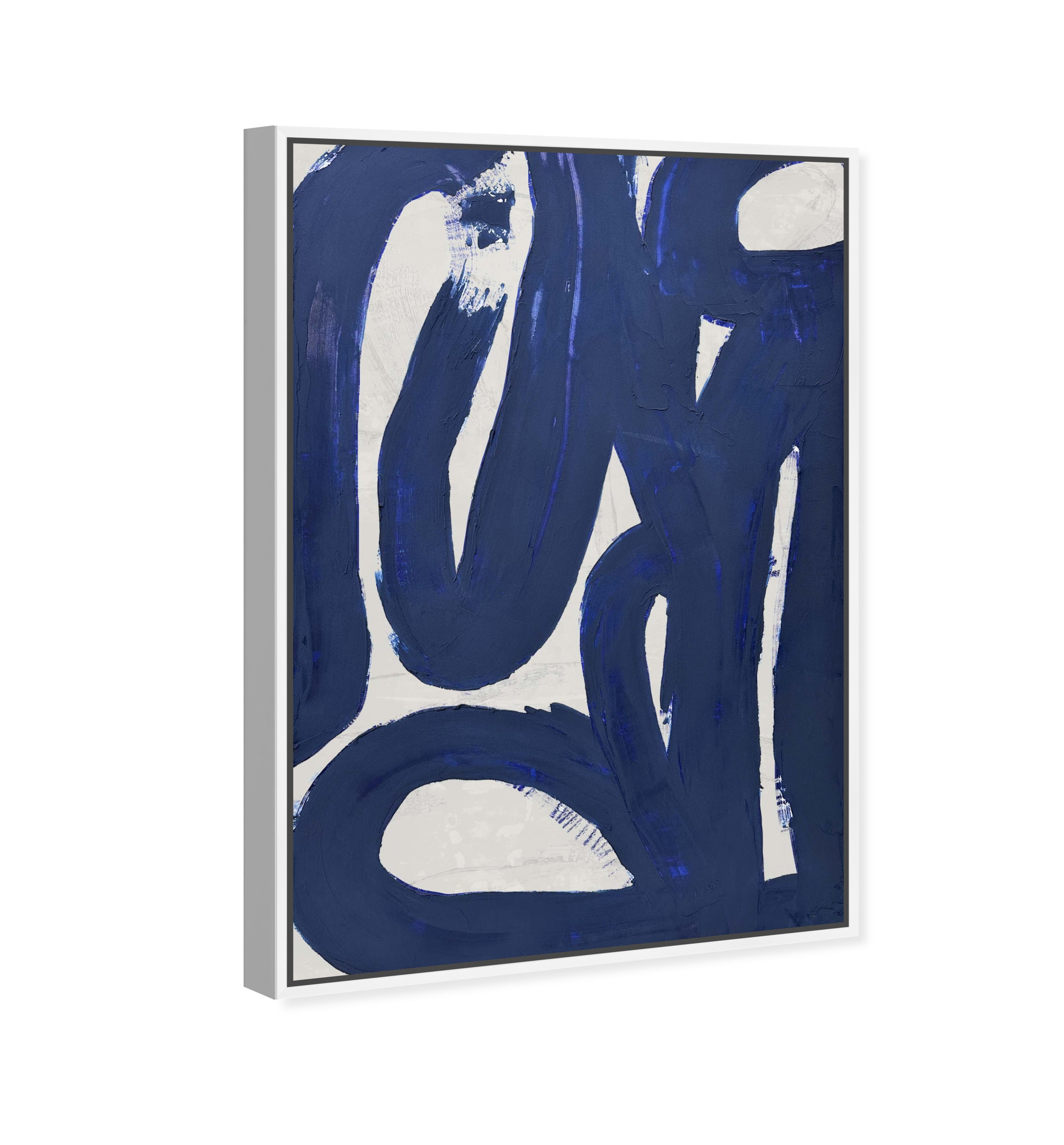Blue 4 1 - With Impasto Paint Texture