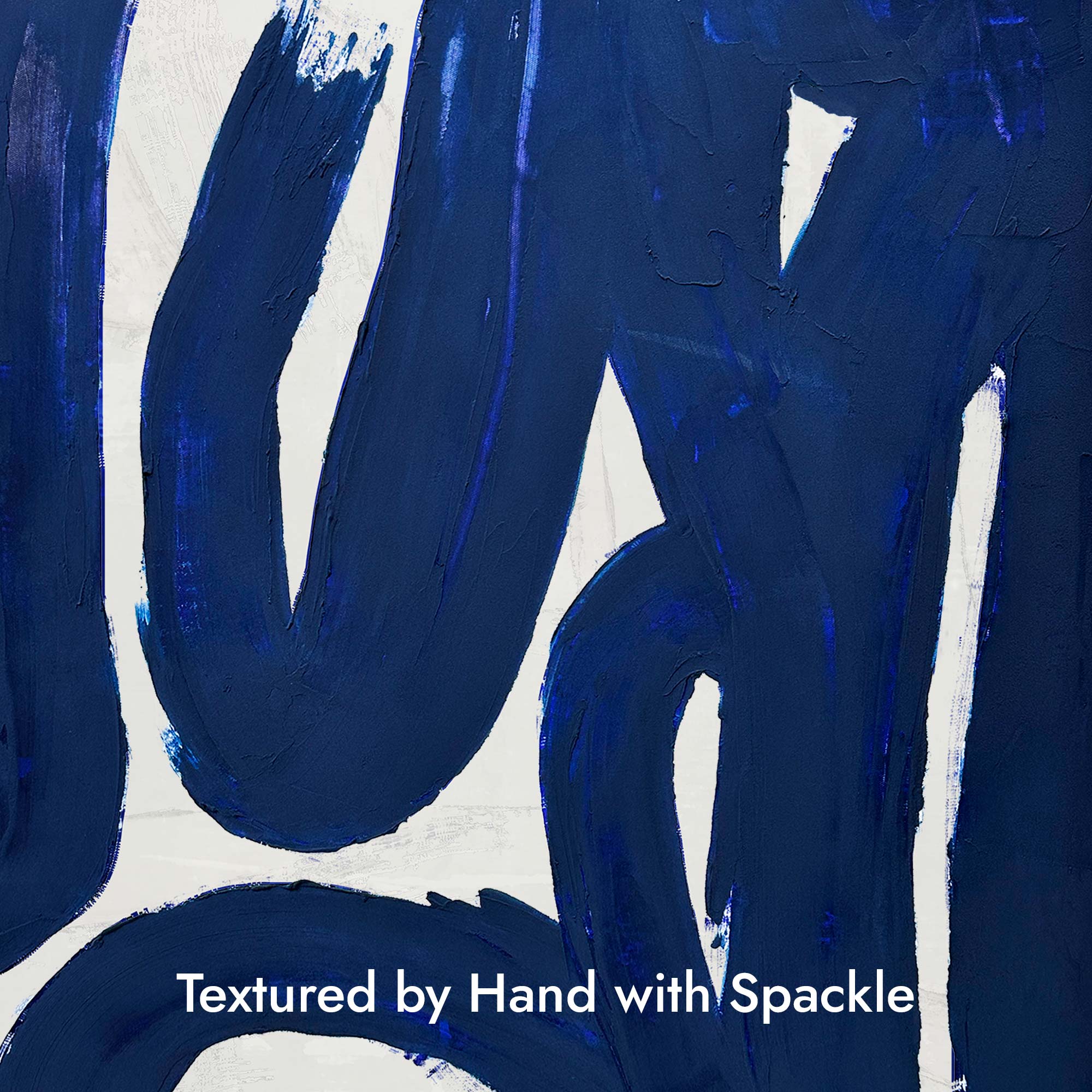Blue 4 1 - With Impasto Paint Texture