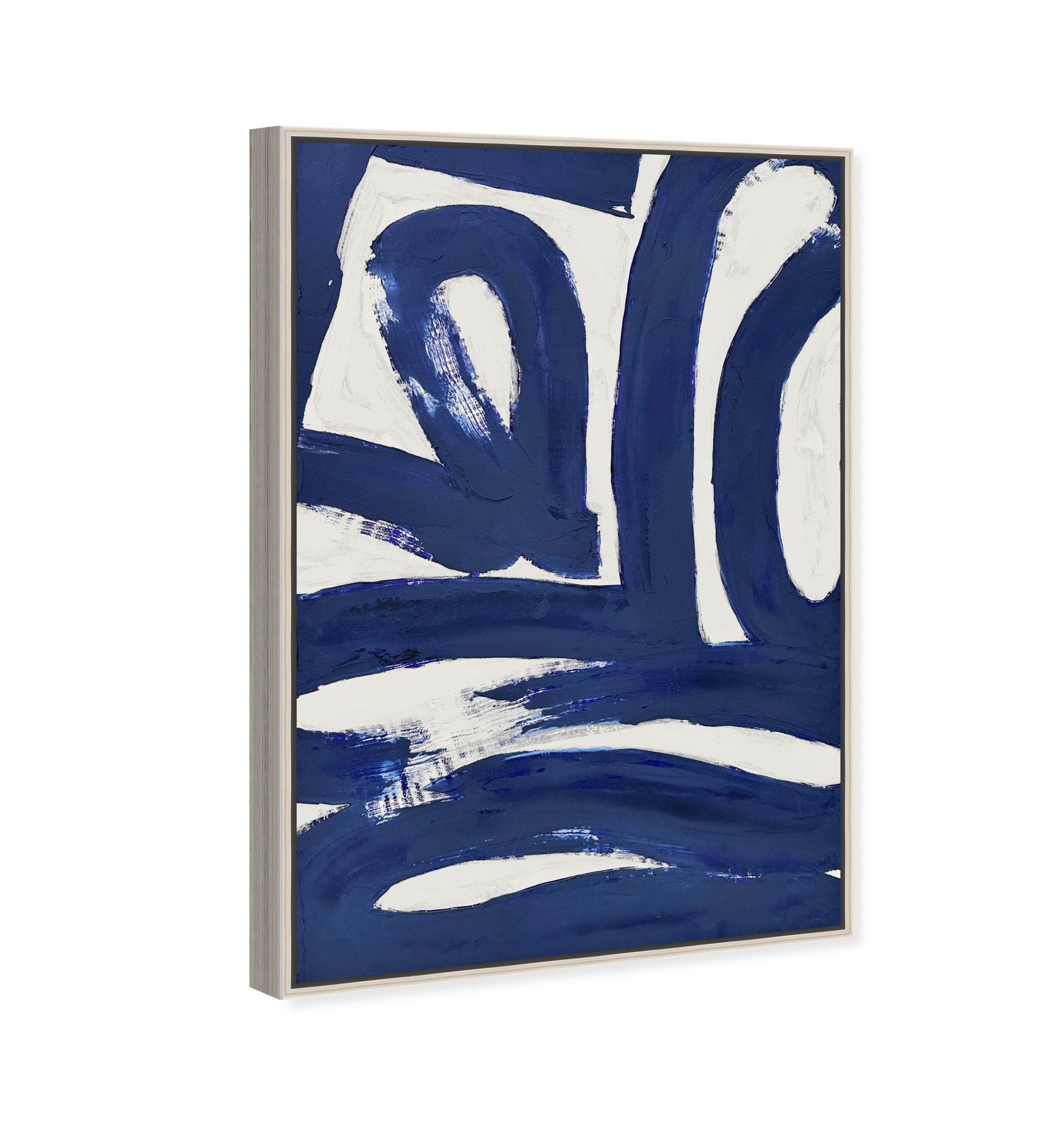 Blue 4 - With Impasto Paint Texture
