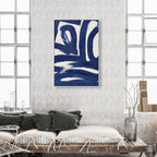 Blue 4 - With Impasto Paint Texture