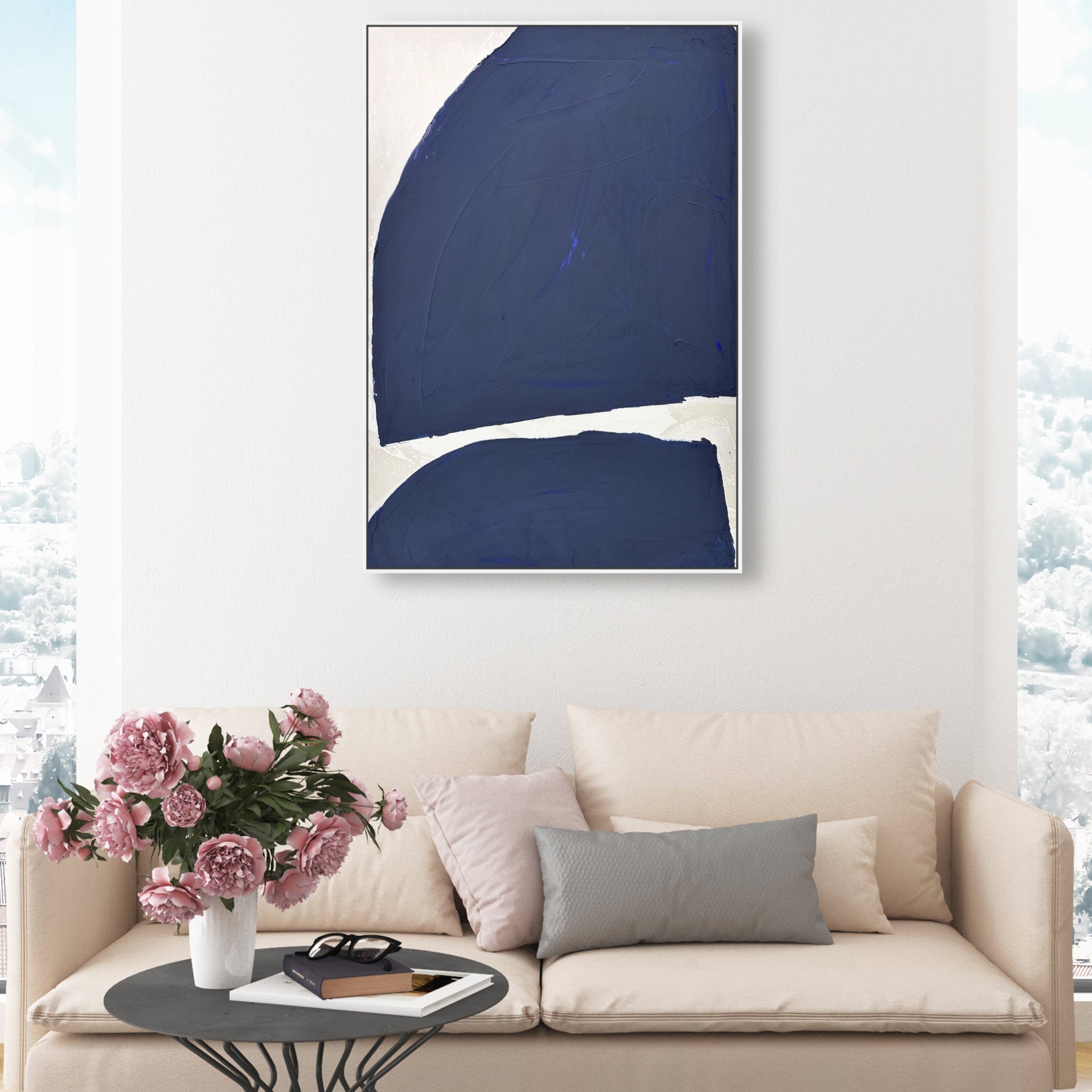 Blue 5 - With Impasto Paint Texture